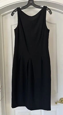 Vestido vaquero forrado negro para mujer Piazza Sempione talla I 44 sin mangas Foto 1 de 2