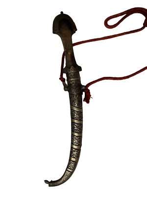 Authentic Moroccan Koummya Jambiya Handmade Dagger Knife Arab Islamic African - Image 1 of 4