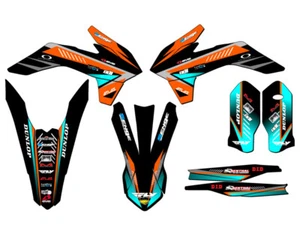 Kit de gráficos XCF SURGE 2015 Orange Senge compatible con KTM - Imagen 1 de 10