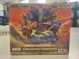 Digimon Card Game Special Booster ver.2.0 Box BT18-19 - ENG Factory Sealed - Picture 1 of 2