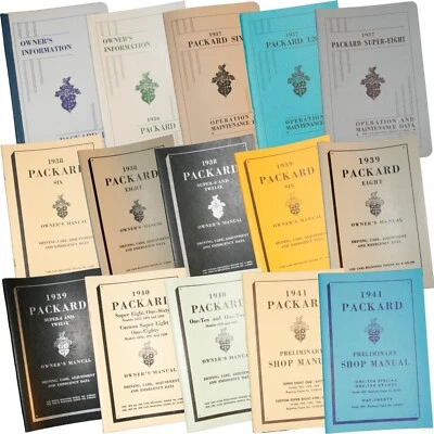 Packard Owner's Manuals | Model Years 1935-1941 | Reprinted