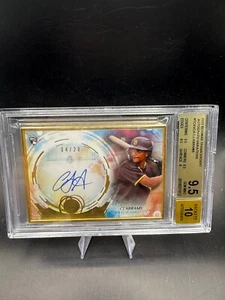 2022 Bowman Transcendent CJ Abrams Rookie RC Auto Image Variations #/20 BGS 9.5 - Picture 1 of 2