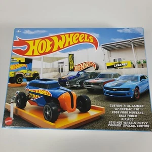 Hot Wheels Legends Tour  6 Pack Set Die-Cast Metal 1:64 Scale in Flip Open Case - Picture 1 of 12