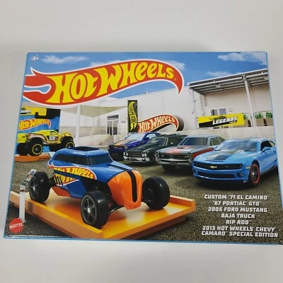 Hot Wheels Legends Tour  6 Pack Set Die-Cast Metal 1:64 Scale in Flip Open Case - Image 1 of 4