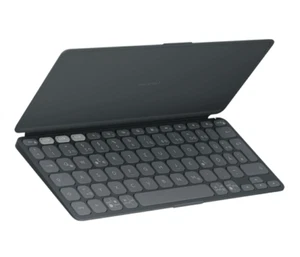 Logitech Keys To Go 2 for Mac Grafit mobile kabellose Tastatur für iPad QWERTZ - Afbeelding 1 van 6
