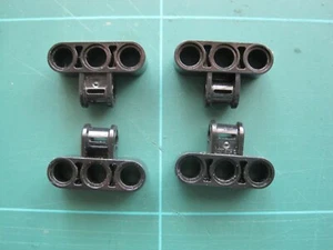 4x 63869 Lego Technic 90° Verbinder mit Achs- und 3 Pinbohrungenl in Schwarz +3 - Bild 1 von 1