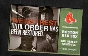 Boston Red Sox Josh Beckett David Ortiz 2011 Taschenspielplan Foxwoods Casino - Bild 1 von 2