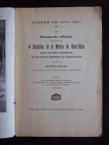 Guerre de 1870-1871 - Documents officiels concernant le 4e Bataillon .... - T.4 - Imagen 1 de 2