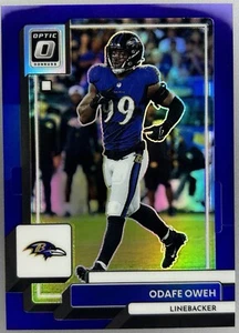 Donruss Optic Odafe Oweh 2022 azul/50 #19 Baltimore Ravens - Imagen 1 de 2