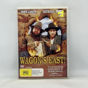 Wagons Wagon's East John Candy Richard Lewis DVD Movie Film VGC Free Post R4 PAL - Picture 1 of 4