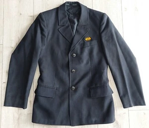 Eisenbahnerjacke, schwarz, Gr. EU 46, US - S, gebraucht, SBB CFF FFS Schweiz - Bild 1 von 9