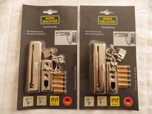 Burgwächter Türkette Türsicherung 2 Stück Neu - Bild 1 von 6