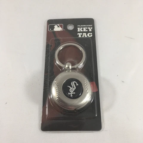 Chicago White Sox Baseballl Flashlight Key Ring MLB Team Sports America Cover