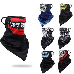Máscara facial de motocicleta tubo de cuello calavera pasamontañas bufanda bandana calentador de cuello - Imagen 1 de 43
