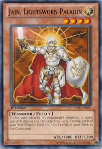 Jain, Lightsworn Paladin - SDLI-EN007 - Common - 1st   X 3 SDLI Mint YU-GI-HI! - Picture 1 of 1