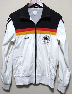 vtg Adidas GERMANY SOCCER 1980 Track Jacket Men SMALL Deutschland 2007 Throwback - Picture 1 of 12
