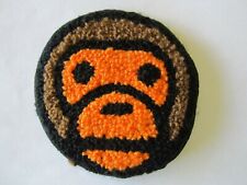 Bathing Ape Aape Milo Monkey Sewing On Patch Round Applique Sewing, Iron On New