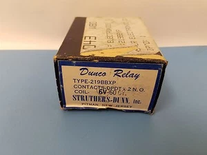 RELÉ STRUTHERS DUNN 219BBXP 120V 10A 6V 60CY - Imagen 1 de 3