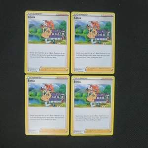 4X Sonia 167/192 Rebel Clash Pokemon TCG Card - Picture 1 of 1