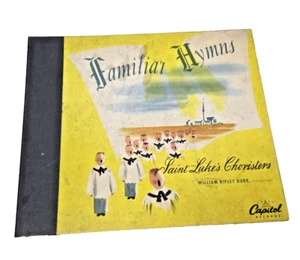 Vintage Familiar Hymns St Luke’s Choristers Vintage Vinyl Set of 4 Records - Picture 1 of 16