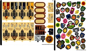 LEGO STICKER SHEET 1+2 ONLY HOGWARTS MAGICAL TRUNK 76399 from set New - Picture 1 of 1