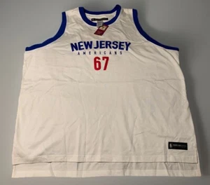 NWT Reebok HardWood Classics New Jersey Americans ABA Jersey Heavy Stitched 3XL - Picture 1 of 6
