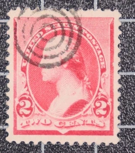 Scott 220 - 2 Cents Washington - Used - PSE Cert Grade 85J - SCV - $35.00 - Picture 1 of 3