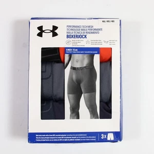 Paquete de 3 calzoncillos boxer Under Armour UA Performance Tech malla talla 4XL - Imagen 1 de 3