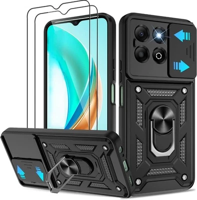 Case For Honor 400 Smart 4G/5G, Shockproof ARMOUR Stand Phone Cover+Screen Guard - Image 1 of 4