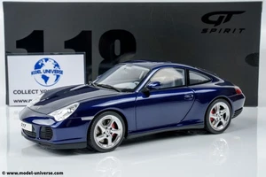 GT Spirit - 1:18 Porsche 911 (996.2) Carrera 4S Dark Blue 2002 - Limited Edit... - Picture 1 of 11