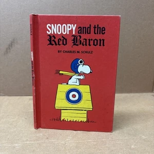 1966 Snoopy and the Red Baron by Charles M. Schulz 1st Edition Hardcover Book - Picture 1 of 6