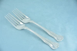 2 Tiffany Provence Sterling Silver 6-7/8" Luncheon Dinner Fork No Monogram - Picture 1 of 7