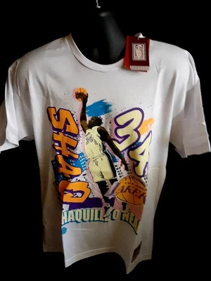 Los Angeles Lakers Shaquielle Oneal #34 Men's Mitchell Ness Shirt MSRP $48 Large - Image 1 of 4