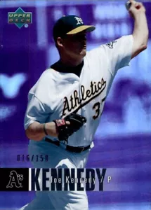 2006 Upper Deck Special F/X PURPLE #332 Joe Kennedy SERIAL #16/150 ATHLETICS A's - Picture 1 of 2