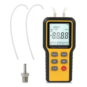 Digitales LCD Manometer Gas Differenzdruckmessgerät Luftdruckmesser Tester HVAC - Bild 1 von 17