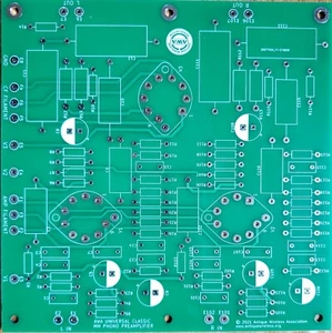 Universal Classic Moving Magnet Phono Preamplifier - Bare PCB - Tube Amplifier - Picture 1 of 2