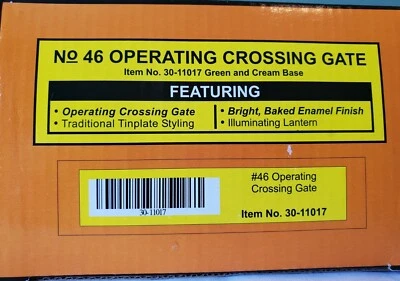 30-11017 O Scale MTH RailKing #46 Operating Crossing Gate_New - Image 1 of 4