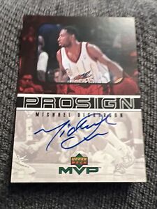 1999-00 Upper Deck MVP ProSign Michael Dickerson Auto Rockets Autograph
