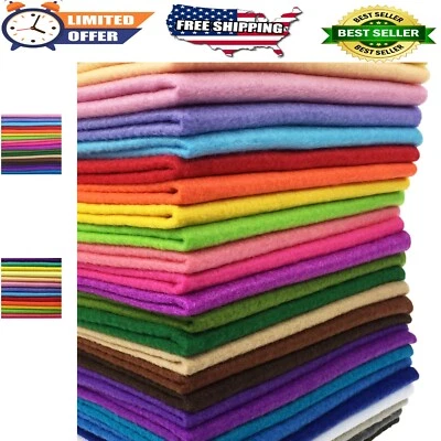 Paquete de fieltro acrílico suave duradero - 28 hojas surtidas, ideal para proyectos de artesanía Foto 1 de 4