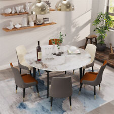 Extendable Dining Table For 4 To 6 New Sintered Stone Material Round Retractable