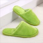 Stylish Slippers Anti-Slip Round Toe Slip On Flat Solid Unisex Home Indoor