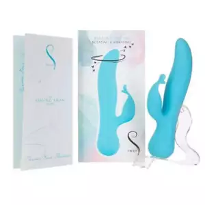 Kissing Swan Rabbit Vibrator - Picture 1 of 7