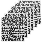  10 Sheets Numbers Decals Adhesive Letter Stickers Digital Colored Reflective