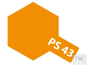 86043 Tamiya PS-43 Translucent Orange Polycarbonate Spray - Picture 1 of 1
