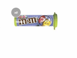 910393 8 x 35g TUBES OF MINI MINIS M&M'S M&MS COATED CHOCOLATES MADE IN CHINA - Picture 1 of 1