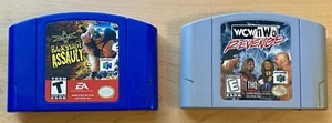 WCW Backstage Assault & WCW/NWO Revenge Bundle (Nintendo 64) N64, Tested - Picture 1 of 10
