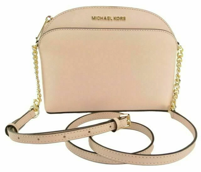 Michael Kors Jet Set Emmy Saffiano Leather Crossbody Bag for Women - Blossom 2019