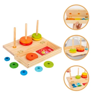 Hannover Turm Spielzeug Baby Mit Stapelbaren Ringen Farbiger Stapelring - Bild 1 von 12