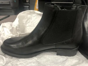 Delaney Black Smooth Boots - Picture 1 of 5