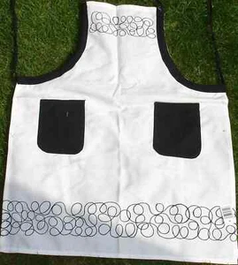 Lovely Quality Aprons, Deco Black, 24" x 31", Polyester Reduced To Clear - Picture 1 of 1